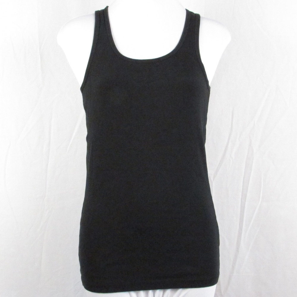 Lucy Tank Top Active Wear Yoga Exercise Ribbed SzM